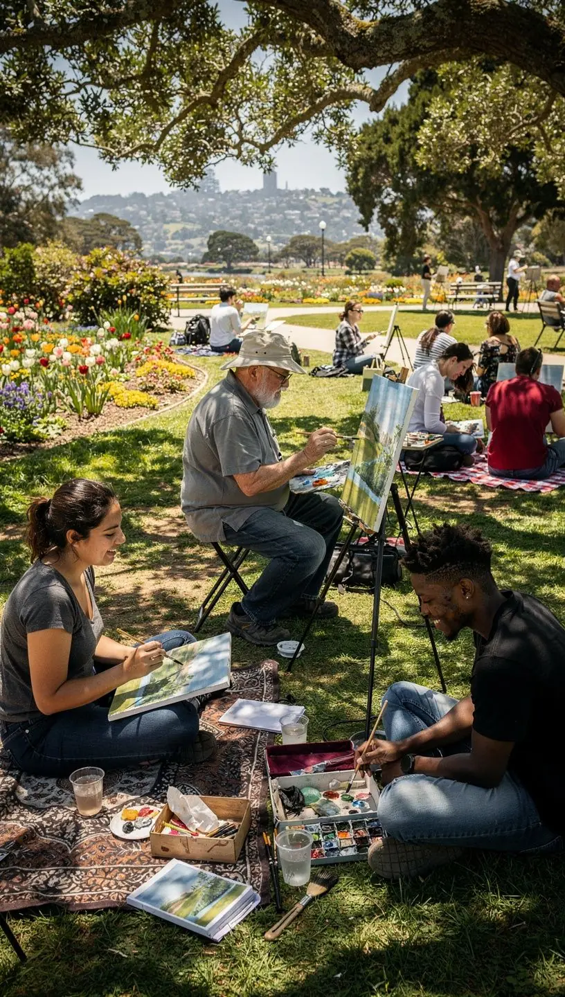 Emerging artist evaluates progress through workshops and exhibitions.